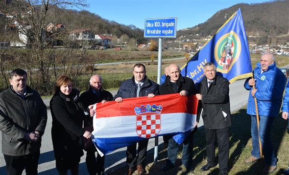103. brigada dobila svoju ulicu u Krapini