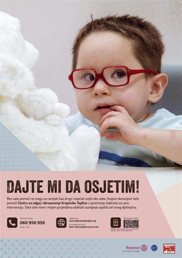 „Dajte mi da osjetim“ – humanitarna akcija za COO Krapinske Toplice