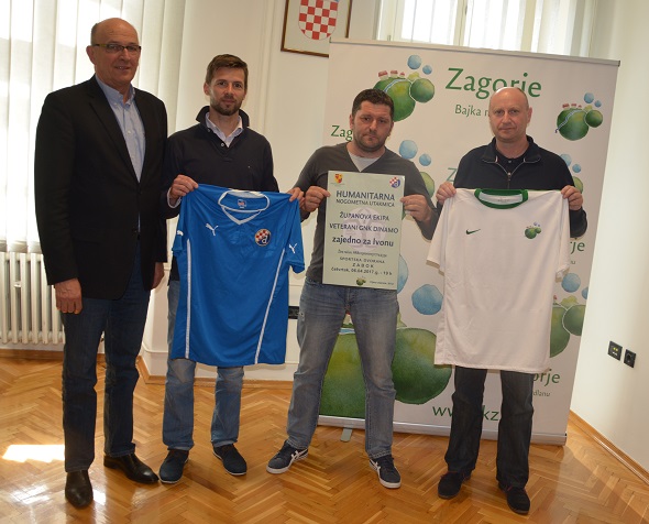 Humanitarna utakmica za Ivonu: ekipa župana Kolara i ekipa veterana Dinama