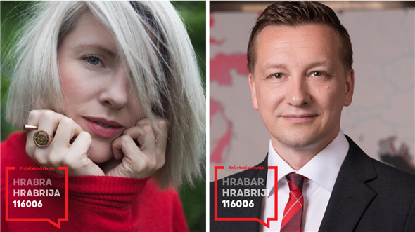 Ida Prester i Tomislav Jelinčić pozivaju najhrabrije da nazovu 116 006!