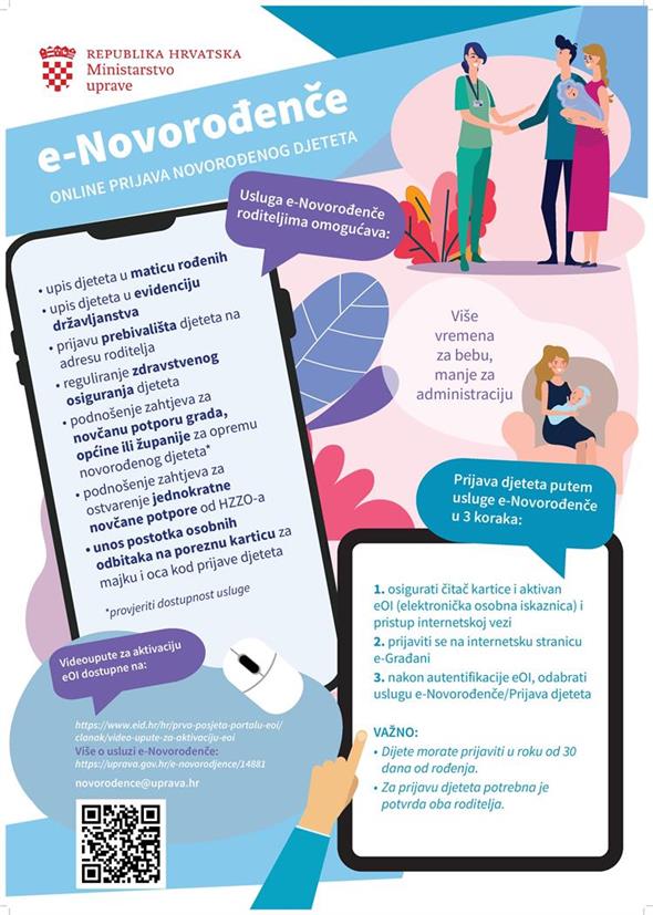 INFORMACIJA - e-Novorođenče