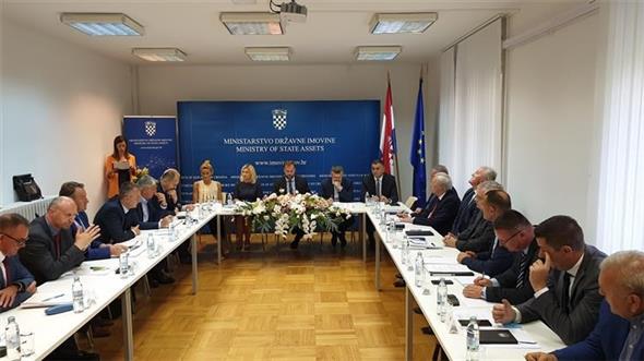 Župan Kolar na sastanku s ministrom državne imovine Banožićem