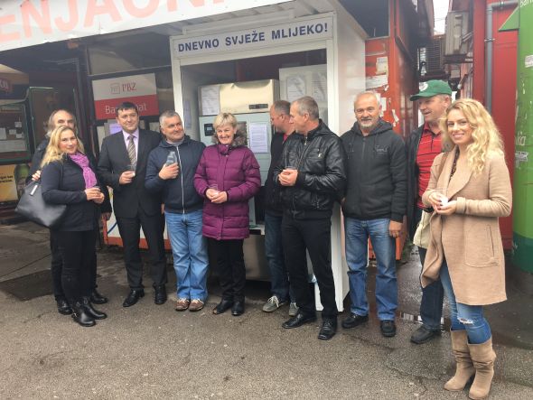 drugi mljekomat OPG-a Ljubić Vladimir u Zagrebu