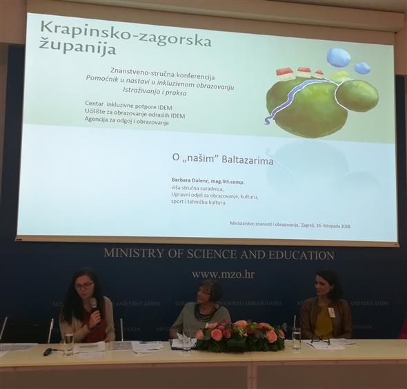 Projekt Baltazar predstavljen na znanstveno-stručnoj konferenciji u Zagrebu