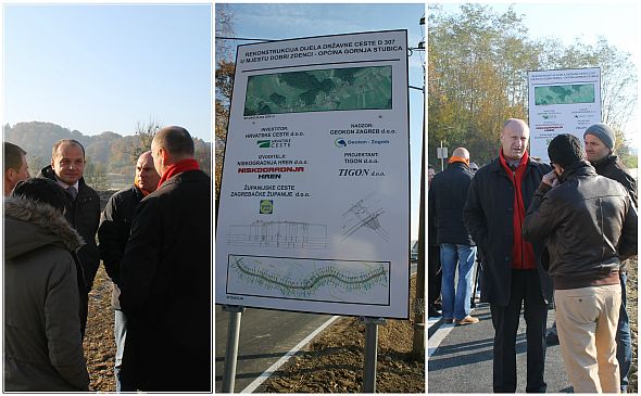 Otvorena obnovljena dionica državne ceste D307 Dobri Zdenci