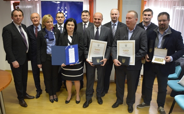 OMCO Hrvatska, ZMH Horvat i Brenta d.o.o dobitnici „Zlatne kune“ za 2015. godinu