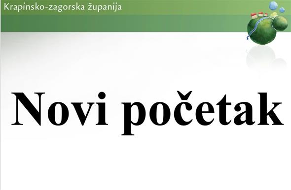 Osmišljen i prijavljen projekt NOVI POČETAK