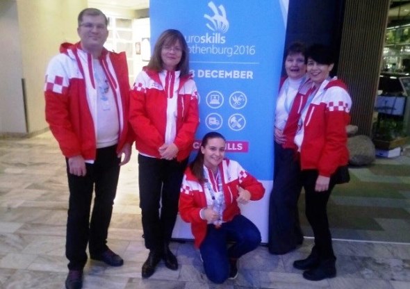 Paula Petrinec iz SŠ Zabok na natjecanju Euroskills u Švedskoj