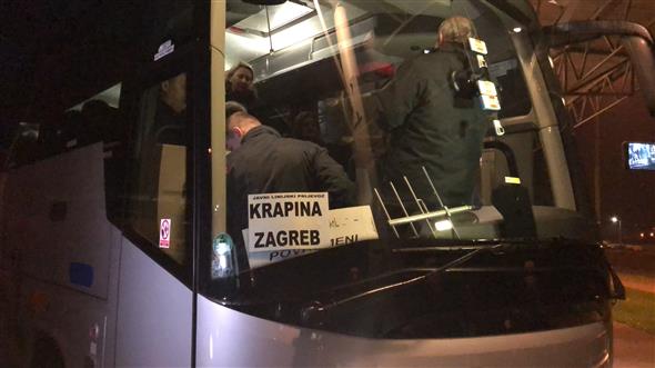 PONOVNO AUTOBUSOM OD KRAPINE DO ZAGREBA