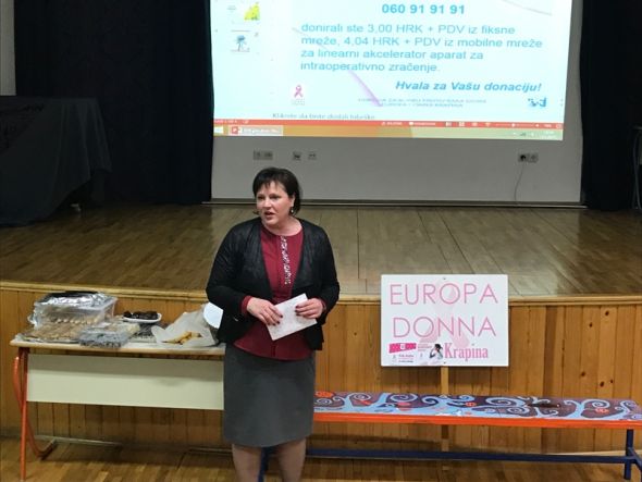 U Krapini održano predavanje „Znanjem protiv raka dojke“