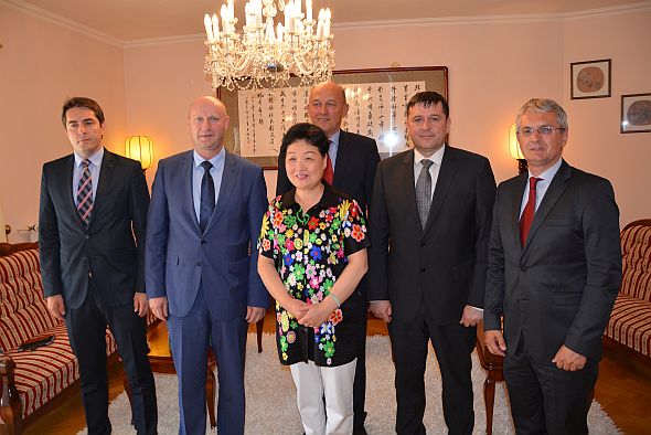 Kineska veleposlanica u Hrvatskoj, NJ/E Deng Ying priredila prijem za župana Kolara