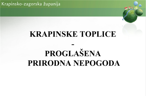 Krapinske Toplice - župan proglasio prirodnu nepogodu zbog šteta od potresa