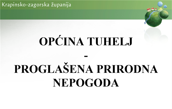 Zbog potresa proglašena prirodna nepogoda i za područje Općine Tuhelj