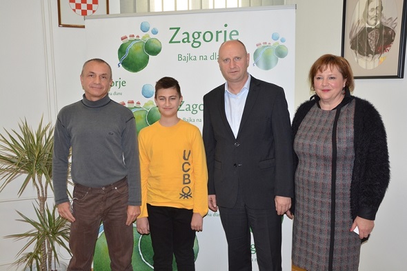 Prijam za Roka Knezića – drugog juniora Hrvatske u bowlingu