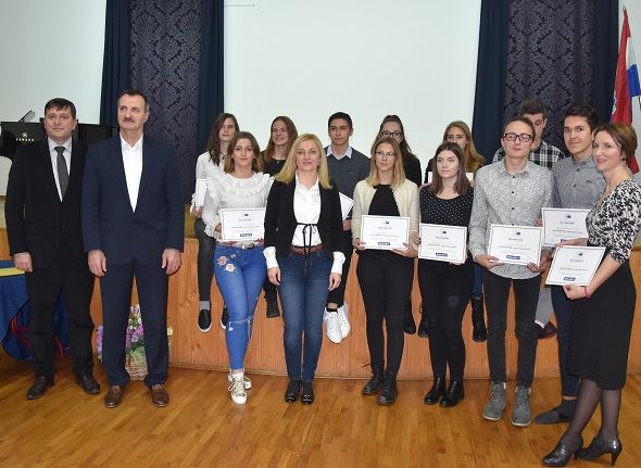 SŠ Krapina – ambasador Europskog parlamenta
