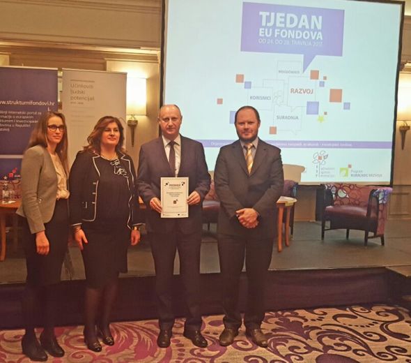 KZŽ dobila priznanje na Tjednu EU fondova