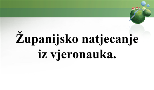 Osnovna škola iz Desinića najbolja na županijskom natjecanju iz vjeronauka