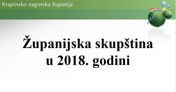 Županijska skupština u 2018. godini